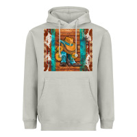 Moon Dust cowboy boots turquoise aztec cowhide Heavyweight Hoodie - Artiststas