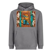Storm cowboy boots turquoise aztec cowhide Heavyweight Hoodie - Artiststas