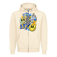 Sandshell retro down syndrome awareness Zipper Hoodie - JahusDesignShop