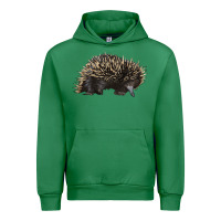 Emerald short beaked echidna Urban Hoodie - LillyAllenDesigns