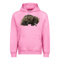 Fuchsia Pink short beaked echidna Urban Hoodie - LillyAllenDesigns