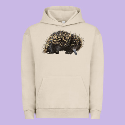 Short Beaked Echidna Urban Hoodie Designed By Lillyallendesigns