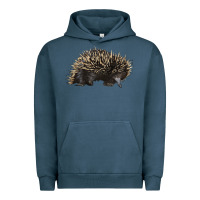 Pigment Midnight Navy short beaked echidna Urban Hoodie - LillyAllenDesigns