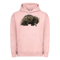 Pigment Salmon short beaked echidna Urban Hoodie - LillyAllenDesigns