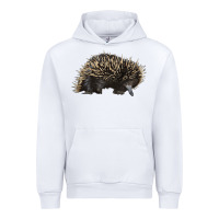 White short beaked echidna Urban Hoodie - LillyAllenDesigns