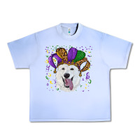 Grape Ice mardi gras hat  white shepherd Urban Heavy Tee - RanaPortraitStore