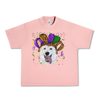 Salmon mardi gras hat  white shepherd Urban Heavy Tee - RanaPortraitStore