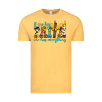 Vintage Mustard if one has faith one has everything Vintage Tee - texasbilliewilder