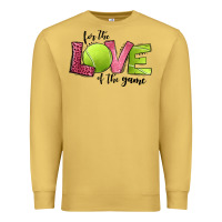 Antique Gold for the love of the game tennis Premium Sweatshirt - Jasminsmagicworld