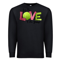 Black for the love of the game tennis Premium Sweatshirt - Jasminsmagicworld