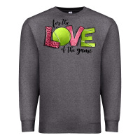 Charcoal Heather for the love of the game tennis Premium Sweatshirt - Jasminsmagicworld