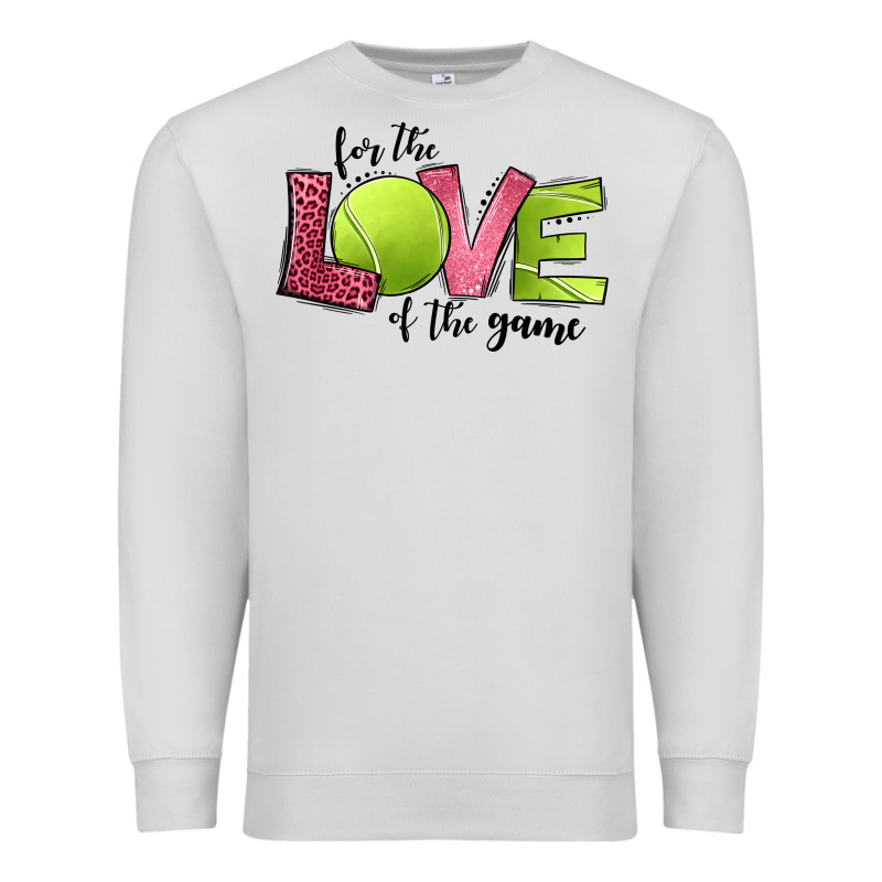 For The Love Of The Game Tennis Premium Sweatshirt by Jasminsmagicworld | Teevron