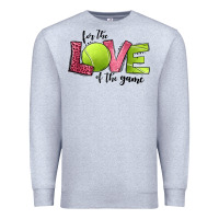 Heather Grey for the love of the game tennis Premium Sweatshirt - Jasminsmagicworld