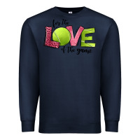 Navy for the love of the game tennis Premium Sweatshirt - Jasminsmagicworld