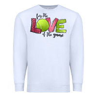 White for the love of the game tennis Premium Sweatshirt - Jasminsmagicworld