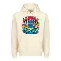 Sandshell American honey smiley Premium Hoodie - NancyCooperArtShop