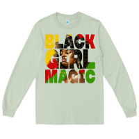 Matcha black girl magic juneteenth Long Sleeve Tee - HRA Design Shop