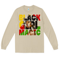 Mushroom black girl magic juneteenth Long Sleeve Tee - HRA Design Shop