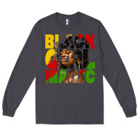 Smoke black girl magic juneteenth Long Sleeve Tee - HRA Design Shop