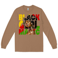 Toasted Coconut black girl magic juneteenth Long Sleeve Tee - HRA Design Shop