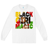 White black girl magic juneteenth Long Sleeve Tee - HRA Design Shop