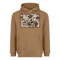 Toasted Coconut cowhide background Heavyweight Hoodie - AdoDesignShop
