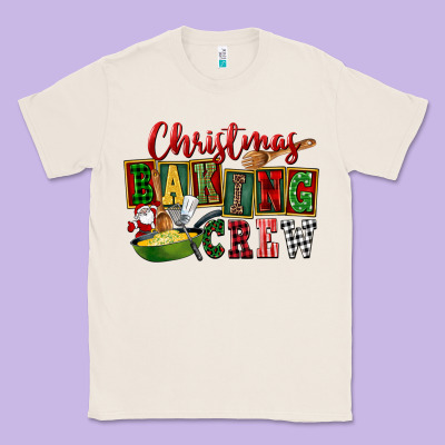 Christmas Baking Crew Classic Tee Designed By Fadigitalartstudio