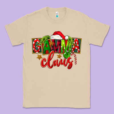 Christmas Gamma Claus Classic Tee Designed By Fadigitalartstudio