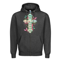 Charcoal Heather god says you are cross Zipper Hoodie - JahusDesignShop