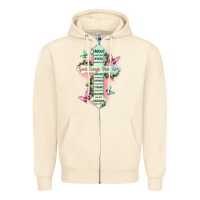 Sandshell god says you are cross Zipper Hoodie - JahusDesignShop