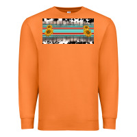 Carrot western cowhide serape sunflower mama license plate Premium Sweatshirt - BarkalooDesign