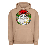 Pigment Burro christmas ragdoll  cat Urban Hoodie - LillyAllenDesigns