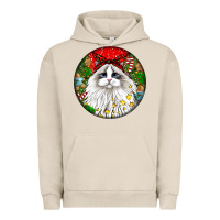 Pigment French Oak christmas ragdoll  cat Urban Hoodie - LillyAllenDesigns