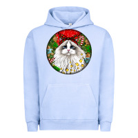 Pigment Grape Ice christmas ragdoll  cat Urban Hoodie - LillyAllenDesigns