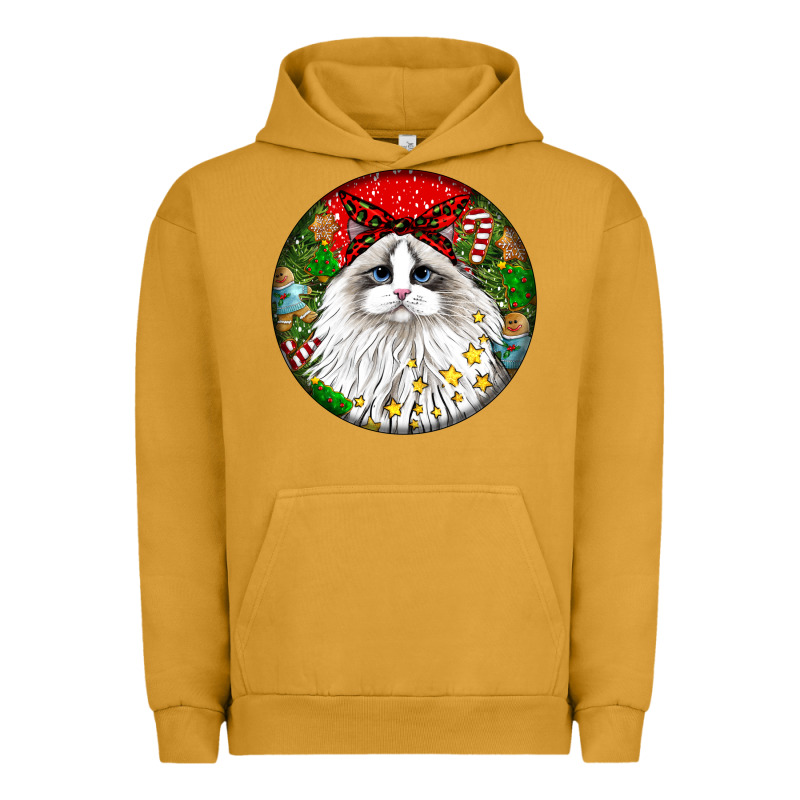 Christmas Ragdoll  Cat Urban Hoodie by LillyAllenDesigns | Teevron