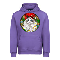 Tulip christmas ragdoll  cat Urban Hoodie - LillyAllenDesigns