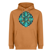 Meerkat turquoise gemstone Heavyweight Hoodie - Artiststas