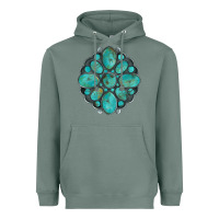 Sage turquoise gemstone Heavyweight Hoodie - Artiststas