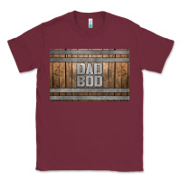 Burgundy dad bod whiskey barrel skinny metal can holder Classic Tee - HRA Design Shop