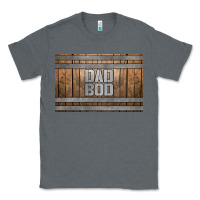 Charcoal Heather dad bod whiskey barrel skinny metal can holder Classic Tee - HRA Design Shop