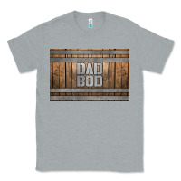 Heather Grey dad bod whiskey barrel skinny metal can holder Classic Tee - HRA Design Shop