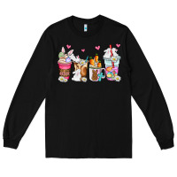 Black easter coffee cups Long Sleeve Tee - AdoDesignShop