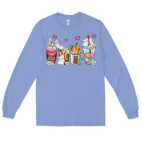 Colony Blue easter coffee cups Long Sleeve Tee - AdoDesignShop