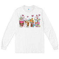 White easter coffee cups Long Sleeve Tee - AdoDesignShop