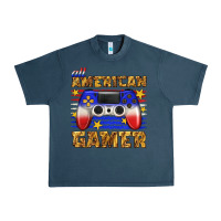 Midnight Navy all american gamer Urban Heavy Tee - texasbilliewilder
