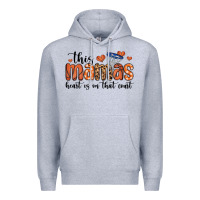 Heather Grey this mamas heart is on that court Premium Hoodie - MaliasSmallBusiness