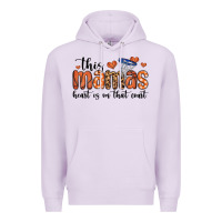 Lilac this mamas heart is on that court Premium Hoodie - MaliasSmallBusiness