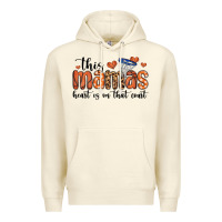 Sandshell this mamas heart is on that court Premium Hoodie - MaliasSmallBusiness