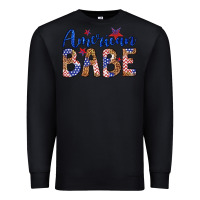 Black american babe Premium Sweatshirt - LillyAllenDesigns