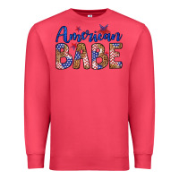 Cardinal american babe Premium Sweatshirt - LillyAllenDesigns